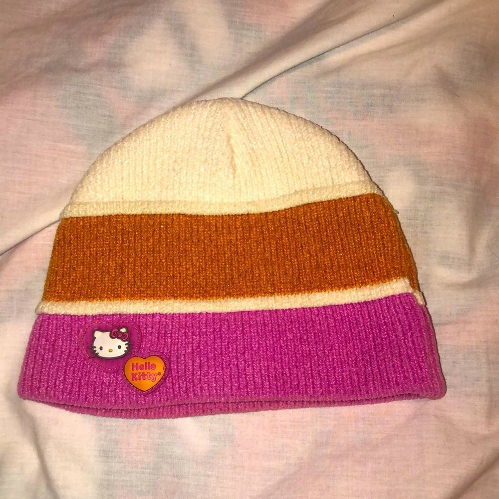 Vintage Hello Kitty Sanrio Beanie
